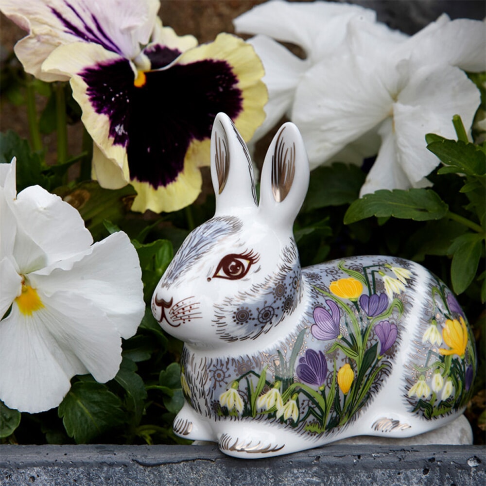 Royal Crown Derby Springtime Bunny Paperweight